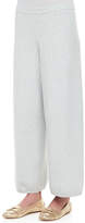 Thumbnail for your product : Joan Vass Plus Size Wide-Leg Knit Pants