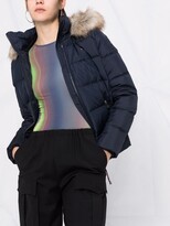 Thumbnail for your product : Tommy Hilfiger Faux Fur-Trim Padded Down Coat