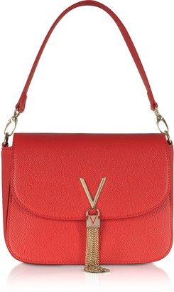 Valentino By Mario Valentino Lizard Embossed Eco Leather Divina Top Handle Bag