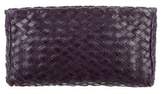 Thumbnail for your product : Miu Miu Intreccio Leather Clutch