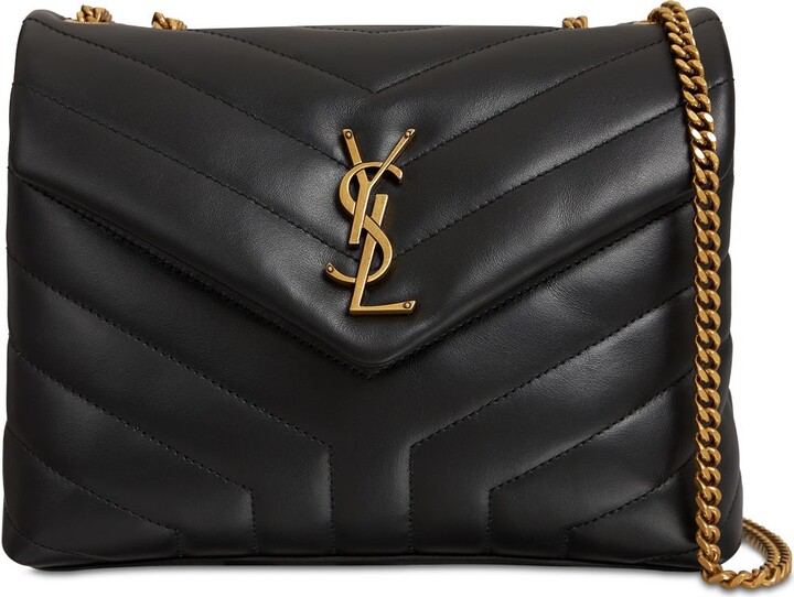 Saint Laurent Small Loulou leather shoulder bag ShopStyle