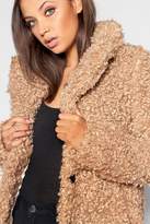 Thumbnail for your product : boohoo Tall Shaggy Faux Fur Coat