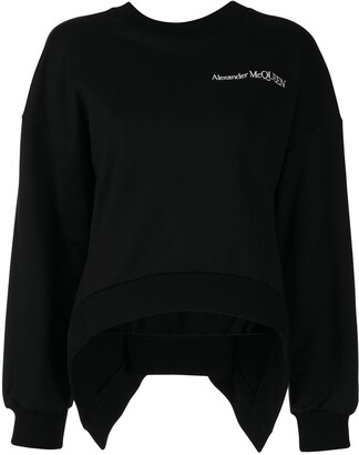 Alexander McQueen Corset-Back Sweatshirt