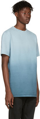Jil Sander Blue Ombre Tie-dye T-shirt