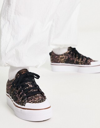 スニーカー adidas Nizza Leopard Print Platform Sneakers Adidas Nizza Leopard Print Platform Sneakers - Sports Shoes