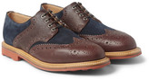 Thumbnail for your product : Mark McNairy Leather and Suede Brogues