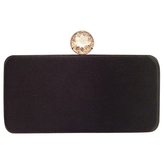 Thumbnail for your product : Swarovski Black Velvet Clutch bag