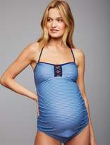 Thumbnail for your product : A Pea in the Pod Striped Maternity Swim Top