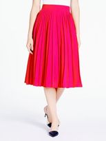 Thumbnail for your product : Kate Spade Accordion pleat crepe skirt