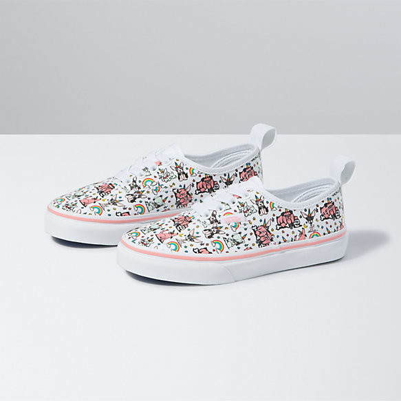 girls white leather vans