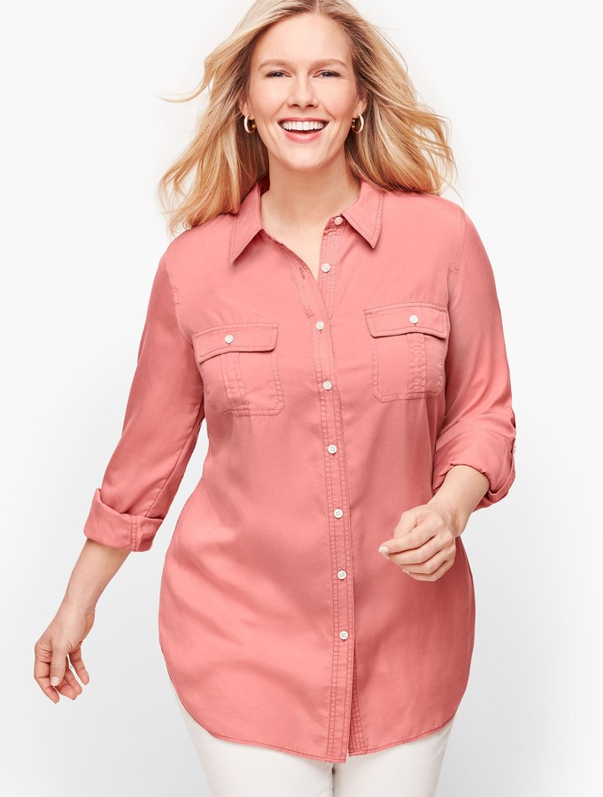 talbots pink tops
