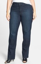 Thumbnail for your product : NYDJ 'Marilyn' Stretch Straight Leg Jeans (Harrington) (Plus Size)