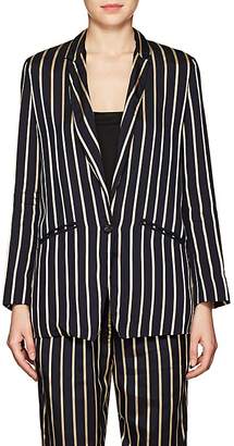 Giada Forte Women's Striped Twill One-Button Blazer
