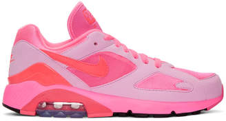 Comme des Garcons Homme Plus Pink Nike Edition Air Max 180 Sneakers