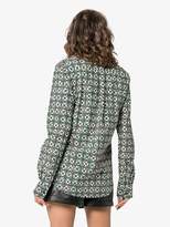 Thumbnail for your product : Golden Goose Deluxe Brand Hilary floral checked contrast pocket shirt