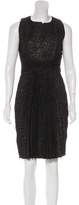 Thumbnail for your product : Andrew Gn Metallic Pleated Dress Black Metallic Pleated Dress