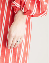 Thumbnail for your product : Bvlgari Women's White B.Zero1 Three-Band 18Kt White-Gold Ring, Size: 51mm