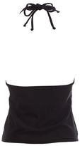 Thumbnail for your product : Charlotte Russe Triangle Top Double Halter Tankini Top