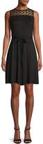 Thumbnail for your product : Lori Michaels Crochet Fit Flare Dress