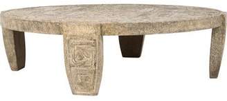 Carved Wood Coffee Table Tan Carved Wood Coffee Table