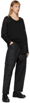 Thumbnail for your product : Yohji Yamamoto Black Gore Big Pocket Jeans