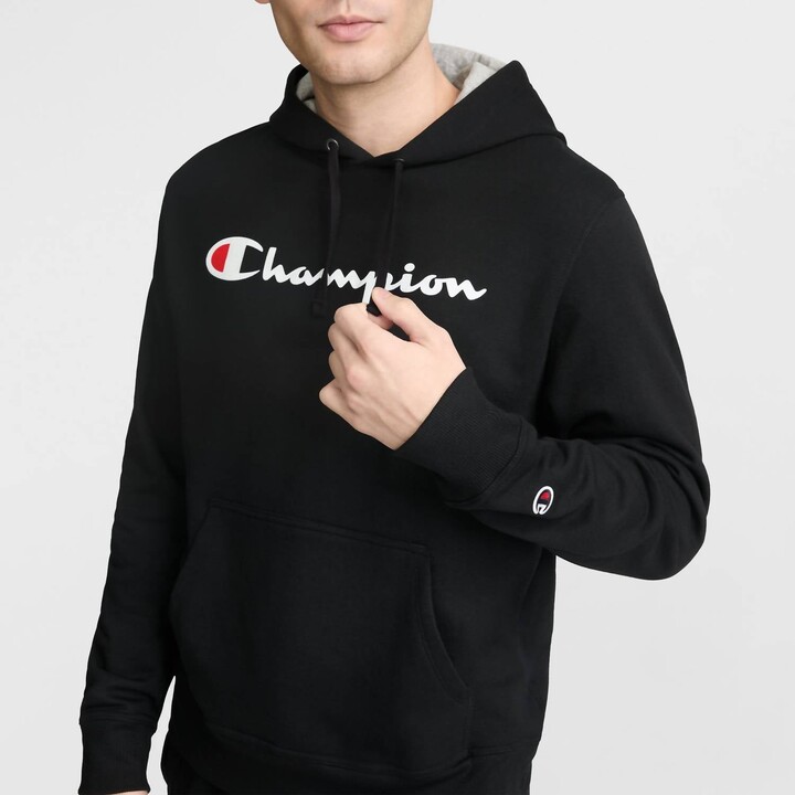 Men's Super Fleece Hoodie With Face Mask In Black