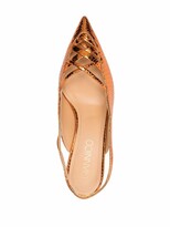 Thumbnail for your product : Giannico Python-Print Leather Pumps