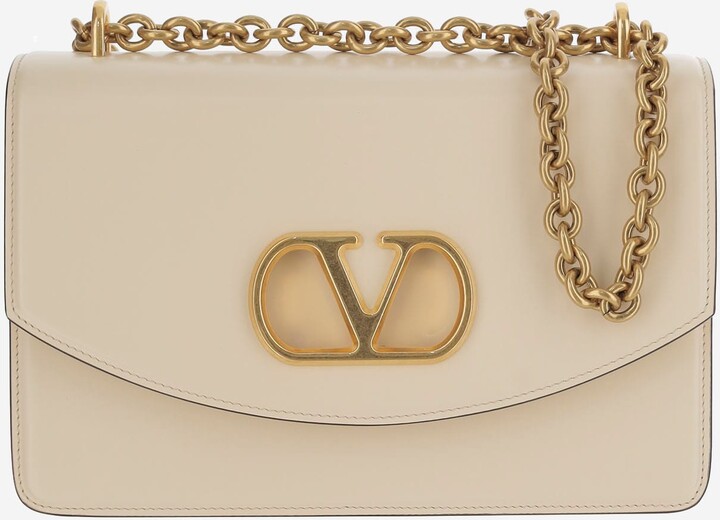 Valentino Garavani Vain Leather Shoulder Bag