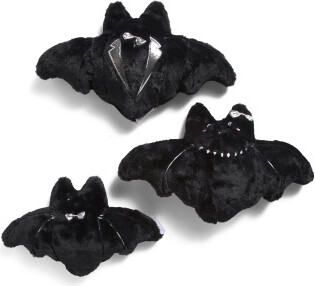 3pk Bat Family Pillows | Polyester/Metal