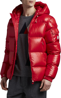 moncler red jacket men