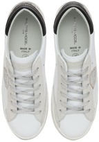 Thumbnail for your product : Philippe Model Paris Python Leather Lace-up Sneakers