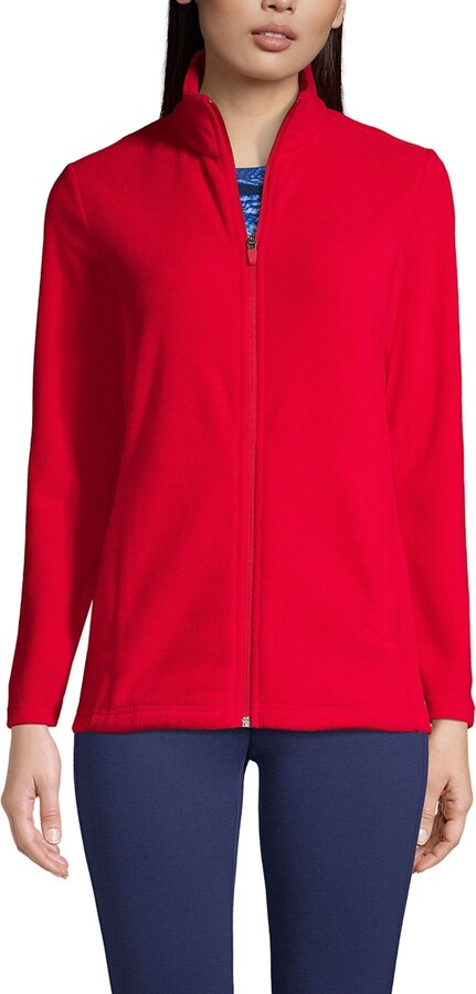 Lands' End Women's Tall Anyweather Fleece Full Zip Jacket
