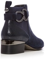 Thumbnail for your product : Moda In Pelle Tyanna Navy Suede