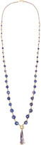 Thumbnail for your product : Chan Luu Gold-plated lapis lazuli necklace