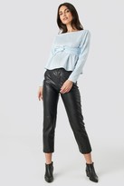 Thumbnail for your product : NA-KD Oxford Long Sleeve Shirt With Open Back