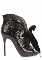 Thumbnail for your product : Alexander McQueen Black patent leather ankle boots