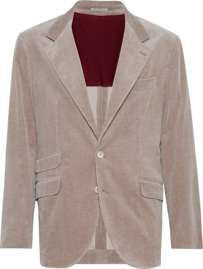 Brunello Cucinelli Corduroy Cavallo Blazer