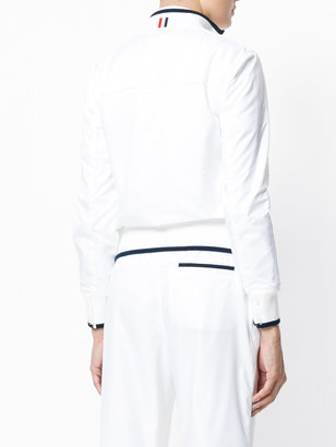 Thom Browne Tennis Collection ripstop tip track jacket