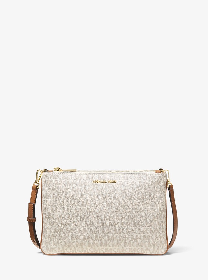 michael kors logo crossbody bag