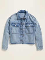 denim jacket cut off