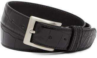 Persaman New York Ray Croc Embossed Leather Belt
