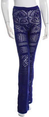 Emilio Pucci Crochet Straight-Leg Pants w/ Tags