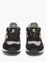 Thumbnail for your product : New Balance Made In Uk 670 Suede And Mesh Trainers - Black/grey