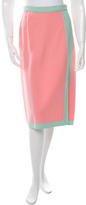 Thumbnail for your product : Michael Kors Colorblock Wool Skirt