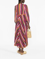 Thumbnail for your product : Zimmermann Ginger striped cotton maxi dress