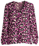 Thumbnail for your product : Trina Turk V-Neck Abstract Print Blouse