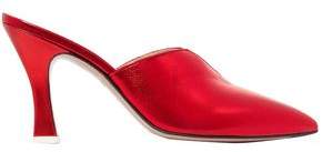 ATTICO Monica Metallic Leather Mules