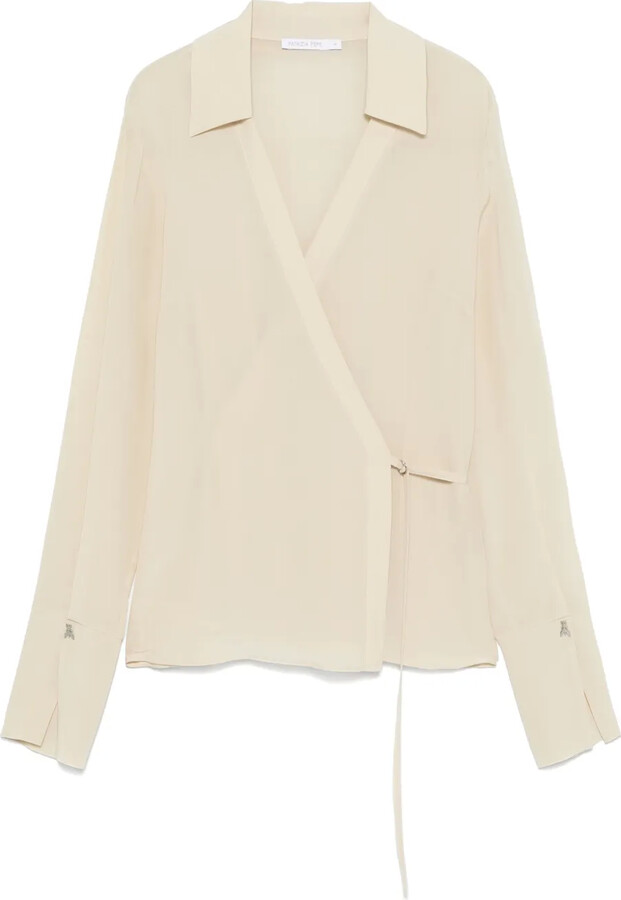 Patrizia Pepe Wrap Blouse