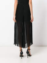 Thumbnail for your product : Armani Collezioni pleated detail flared pants
