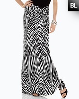 Thumbnail for your product : Chico's Black Label Zebra Printed Wrap Skirt